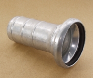 Click to enlarge - Well known and universal water quick disconnect coupling. Couplings are made from high quality steel and have a galvanized finish. These couplings are particularly effective when used with drag hoses.

Note that the 10