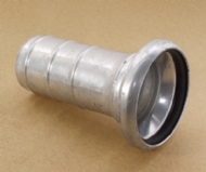 Click to enlarge - Well known and universal water quick disconnect coupling. Couplings are made from high quality steel and have a galvanized finish. These couplings are particularly effective when used with drag hoses.

Note that the 10