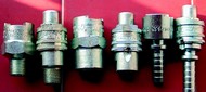 Click to enlarge - Macdonald couplings are suitable for many applications. Very robust and are used on such equipment as professional fire fighting hose reels, moles and compressed air installations. Available as standard or in 'Sleevturn-Sleevelock' styles.

Very durable and long lasting. Flow direction is from female to male on all Macdonald couplings. Special tail for swaging in brass, mild steel and stainless.

Male couplings have anti-rotation indents