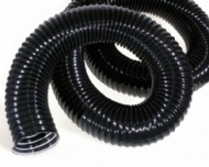 Click to enlarge - General PVC ducting hose supported by a wire helix. Single ply ducting hose suitable for fumes, air and dust at low pressures. Used as a demisting hose in the automotive industry.