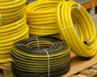 Click to enlarge - A premium quality, long length moulded air hose for general workshop uses. Made from a special rubber/PVC alloy, this hose handles well and provides a very reliable product at a competitive price. Can be supplied in different colours to order.