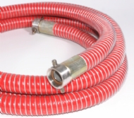 Click to enlarge - Vapour recovery hoses are specially manufactured for use on vapour return lines. Light and flexible yet strong enough to cope with on road and rail tanker applications.

Ends are swaged using carbon steel ferrules.