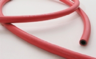 Click to enlarge - Red, long length moulded, acetylene welding hose.