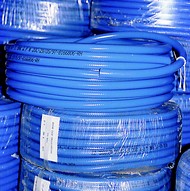 Click to enlarge - Highly flexible PVC hose for mainly air applications. Lightweight yet capable of handling 10 bar pressures. This hose has an anti-scuffing agent added during manufacture to give a long lasting service.