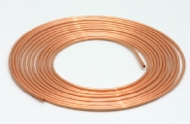 Click to enlarge - Imperial and metric soft copper tubing is stocked in 10 metre or 30 metre coils. This tubing is fully annealed allowing very tight bends to be formed and the ends to be easily flared.