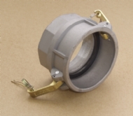 Click to enlarge - Part ‘D’ ‘Camlock’ type coupling. Female Cam to BSP Female. Available in NPT threads.