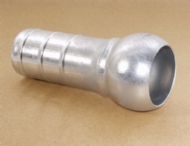 Click to enlarge - Well known and universal water quick disconnect coupling. Couplings are made from high quality steel and have a galvanized finish. These couplings are particularly effective when used with drag hoses.

Note that the 10