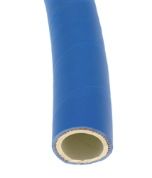 Click to enlarge - Fully approved delivery hose for the transfer of aqueous,
fatty and alcoholic foods up to 96%. Phthalates free. Designed to work in all food industries and where the need for potable water transfer is required. WRAS approved product